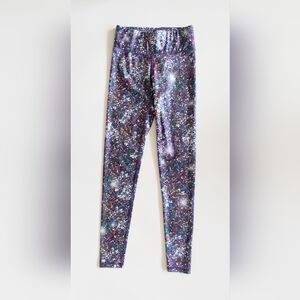 Terez Size XS Confetti Dotted Multicolor Workout Yoga Leggings